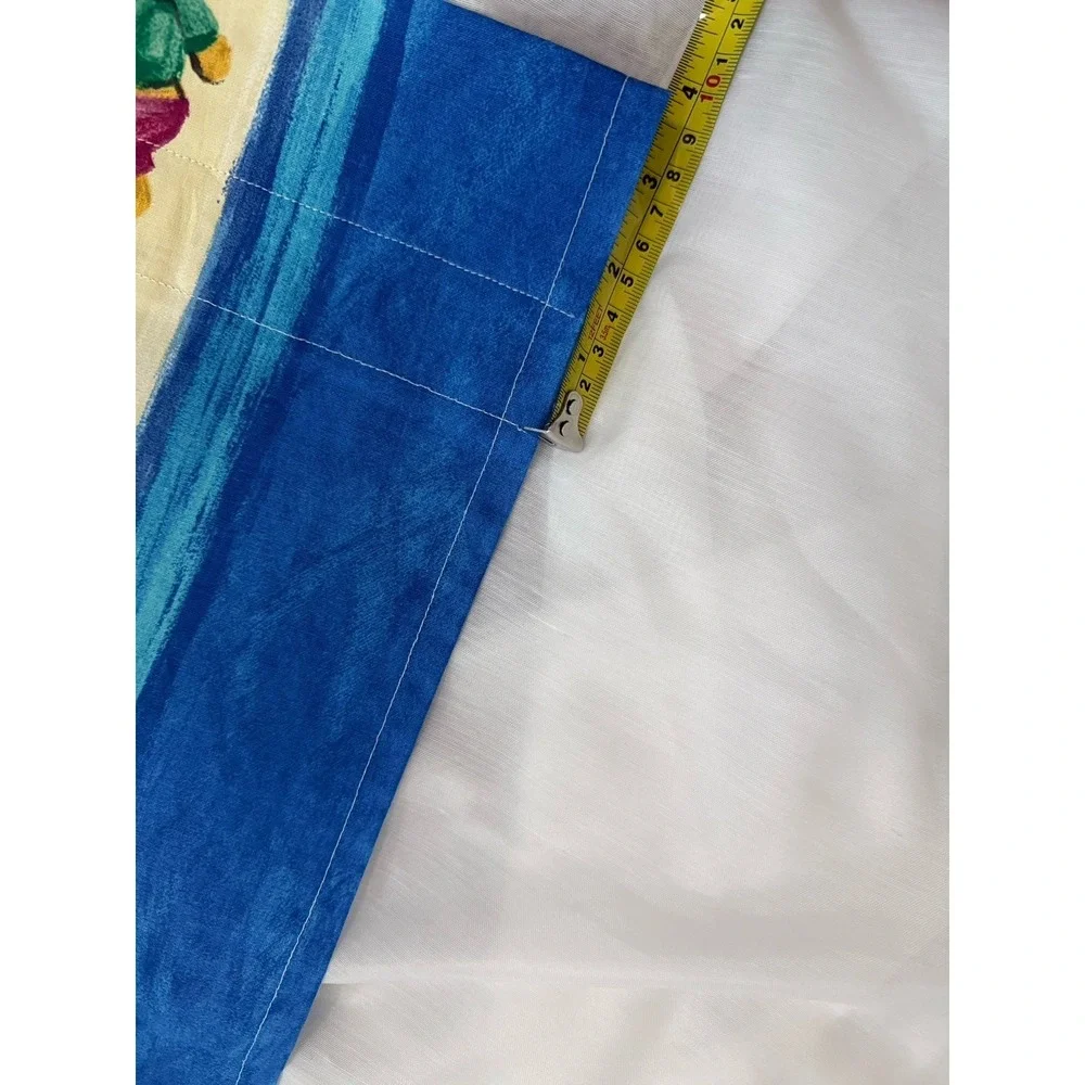 New Disney Winnie The Pooh Handmade Graphic Print Curtain Valance Nursery 54x24